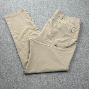 Public Rec Straight Stretch Pants Mens 34x31 Beige Khaki Performance Tech Chino